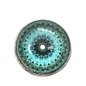 Mandala #4 Snap button 20mm Gingersnaps ASN20